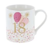 Shudehill Giftware Rush Blossom 18th Birthday Ceramic Mug 331770