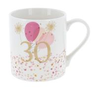 Shudehill Giftware Rush Blossom 30th Birthday Ceramic Mug 331772