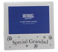 Shudehill Giftware Satin Silver Grandad Photo Frame 5x3