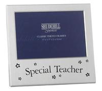 Shudehill Giftware Satin Silver Teacher Photo Frames 5x3