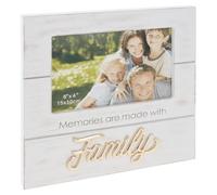 Shudehill Giftware Sentiment Script Frame - Friends, Family, Dog & More Designs (Family)