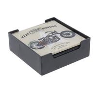 Shudehill Giftware Set of 6 Drinks Coasters - Spirits Whisky, Motorbike or Beer Designs - Gifts for Him Ideas (Motorbike)