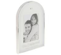 Shudehill Giftware Silver Arch Engagement Photo Frame 4x6