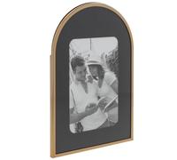 Shudehill Giftware Silver & Gold Curve Frames in Different Sizes, Shapes & Colours (Gold, arch 4x6)