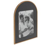 Shudehill Giftware Silver & Gold Curve Frames in Different Sizes, Shapes & Colours (Gold, Arch 5x7)