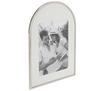 Shudehill Giftware Silver & Gold Curve Frames in Different Sizes, Shapes & Colours (Silver, Arch 5x7)