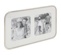Shudehill Giftware Silver & Gold Curve Frames in Different Sizes, Shapes & Colours (Silver, Double 4x4)