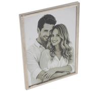 Shudehill Giftware Silver Plated Slim Mottle Photo Frames (5X7)