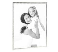 Shudehill Giftware Silver Slim Edge Dot Photo Frame - 6x8 and 8x10 (6x8)