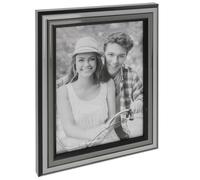 Shudehill Giftware Tonal Grey and Black Shades Epoxy Resin Effect Minimal Photo Frame - 6x4, 5x7, 6x8, 8x10 Sizes (6x8)