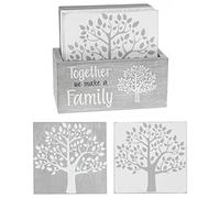 Shudehill Giftware Tree Of Life Set of 6 Coasters - Family Tree