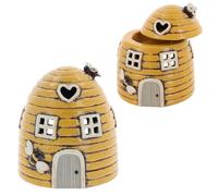Shudehill Giftware Village Pottery Beehive Dome Warmer/Tealight Holder - Yellow