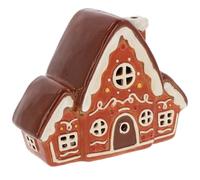 Shudehill Giftware Village Pottery Ceramic Fantasy Houses - Pumpkin, Squash, Toadstool & More! (Gingerbread Triple Roof)