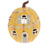 Shudehill Giftware Village Pottery Ceramic Fantasy Houses - Pumpkin, Squash, Toadstool & More! (Pumpkin House)