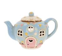 Shudehill Giftware Village Pottery Ceramic Fantasy Houses - Pumpkin, Squash, Toadstool & More! (Round Teapot)