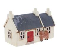 Shudehill Giftware Village Pottery Croft House Highland Coo Ceramic Tealight Holder