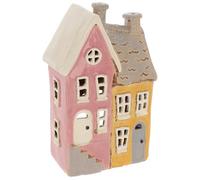 Shudehill Giftware Village Pottery Dormer, Cottage and Croft style Tealight Houses (Terrace House)