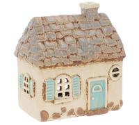Shudehill Giftware Village Pottery Garden House Tealight Collection - Pebble, Thatch, Slate and more Designs! (Pebble House)