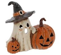 Shudehill Giftware Village Pottery Halloween Tealight Holders (Ghosts & Pumpkins)