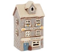 Shudehill Giftware Village Pottery Pub Tealight Collection - Crown, Red Lion & Royal Oak Pubs (Crown Pub)