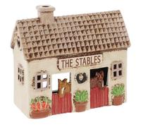 Shudehill Giftware Village Pottery The Stables Tealight Holder Ceramic Cottage Ornament