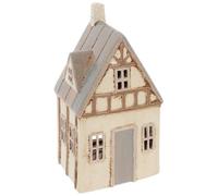 Shudehill Giftware Village Pottery Tudor Tealight Ceramic Houses (Cream Tudor House)