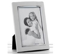Shudehill Giftware White and Silver 6x4 Photo Frame - Wedding Portrait Frame
