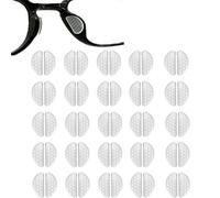 Shudyear 25 Pairs Silicone Glasses Nose Pads, 1mm Ultra-Thin Anti-Slip