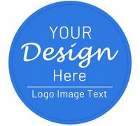 Shueewago 100 Custom Chips Personalized Logo,Double Sided Full Color Print Your Design or Text on a Chip,Good for Drink or Beer Tokens in Bar (Blue)