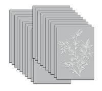 SHUESS 20 Pack 100 x 150 mm Lino Sheets - Easy-Carve Soft Lino Printing, 3 mm Thick - Double-Sided Lino Printing Sheets for Rubber Stamps, Carving Art and Craft (Grey)