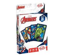 Shuffle Avengers Card Game For Kids - 4 in 1 Snap, Pairs, Happy Families & Action Game, Great Gift For Kids Aged 4+