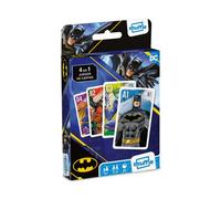 Shuffle Batman Game For Kids - 4 in 1 Snap, Pairs, Happy Families & Action Game, Great Gift For Kids Aged 4+