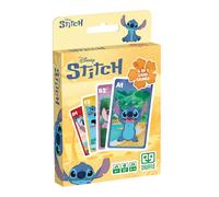 Shuffle Disney Stitch 4-in-1 Card Games for Children (Mau Mau, Quartet, Memo & Schnipp Snap)
