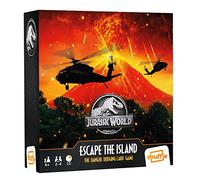 Shuffle Escape The Island Card Game Based on The Movie Jurassic World, 2 to 4 Players from 6 Years Old