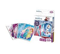 Shuffle Frozen 2 Card Games For Kids - 4 in 1 Snap, Pairs, Happy Families and Action Game, Great Gift For Kids Aged 4+