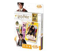 Shuffle Harry Potter Card Games For Kids - 4 in 1 Snap, Pairs, Happy Families & Action Game, Great Gift For Kids Aged 4+