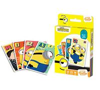 Shuffle Minions 2 The Rise of Gru Card Game For Kids - 4 in 1 Snap, Pairs, Happy Families & Action Game, Great Gift For Kids Aged 4+