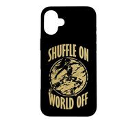 Shuffle On World Off Unique Dancer Motif Case for iPhone 16 Plus