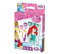 Shuffle Princess Card Games For Kids - 4 in 1 Snap, Pairs, Happy Families & Action Game, Game Guide Included, Ages 4+ Multicolor
