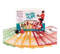 Shuffle Up Football Games - Family Soccer Games with 70+ Fun & Active Fitness Workout Cards, Football Training Equipment Aid, Football Gifts for Boys & Girls