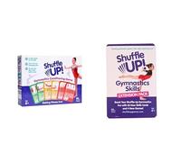 Shuffle Up Gymnastics Games Bundle - Family Games Including Original Set with 70+ Fun & Active Fitness Workout Cards and Skills Pack with 22 New Skills Cards for Kids