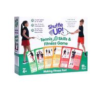 Shuffle Up Tennis Games - Family Games with 70+ Fun & Active Fitness Workout Cards for Kids, Tennis Training Equipment Aid, Tennis Gifts for Boys & Girls