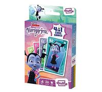 Shuffle Vampirina Card Games For Kids - 4 in 1 Snap, Pairs, Happy Families & Action Game, Great Gift For Kids Aged 4+