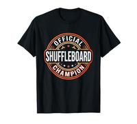 Shuffleboard Champion Board Game Lover Outdoor Shuffle Board T-Shirt