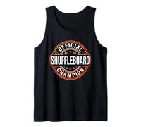 Shuffleboard Champion Board Game Lover Outdoor Shuffle Board Tank Top