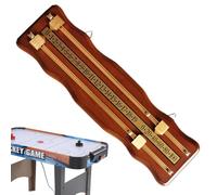 Shuffleboard Dashboard, Shuffleboard Mounted Dashboard - Wooden Pool Scorer & Clear Reusable Professional Pool Score | Score Board