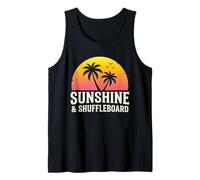 Shuffleboard Player Board Game Lover Outdoor Shuffle Board Tank Top