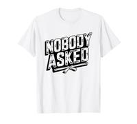 Shuffleboard Player Nobody Asked Opinion Bar Funny Humor T-Shirt