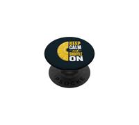 Shuffleboard Player Shuffle On PopSockets Adhesive PopGrip