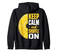 Shuffleboard Player Shuffle On Zip Hoodie